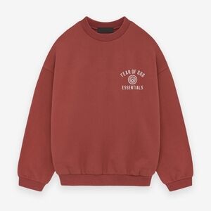 Essentials Men's Crewneck Sweatshirt in Crimson Size XL